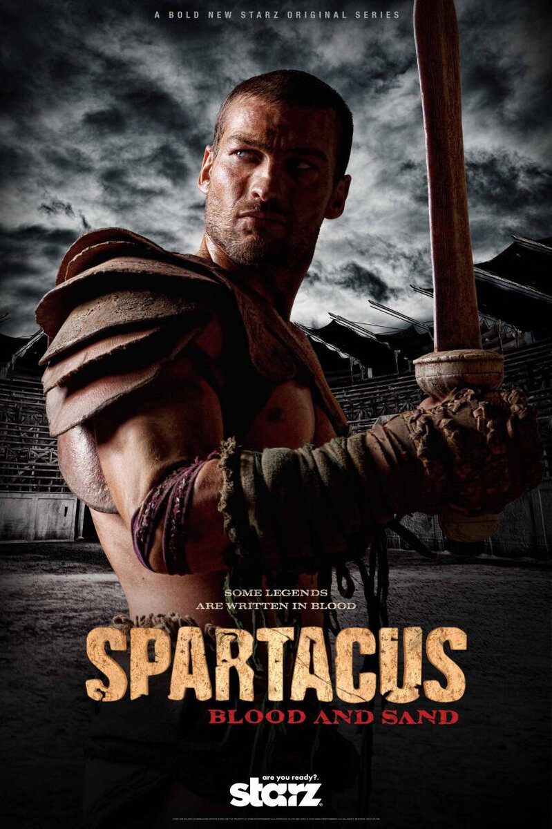 Сериал Спартак: Кровь и песок.  Год производства 2010 (3 сезона).