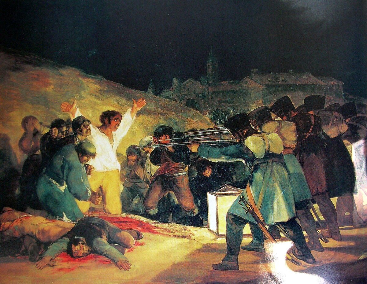 Картина третье мая 1808 года в мадриде