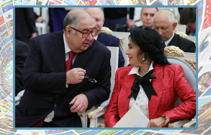 Алишер Усманов и Ирина Винер.