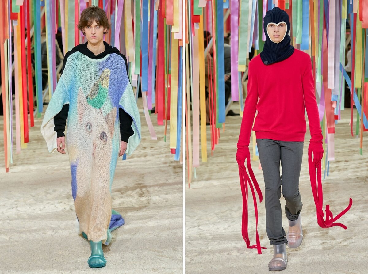 Уже ближе и типа адекватнее к будущей холодной еврореальности :) Мой коллаж отсюда https://vogue.ua/ua/gallery/collections/loewe-menswear-osen-zima-2022-2023.html%0A