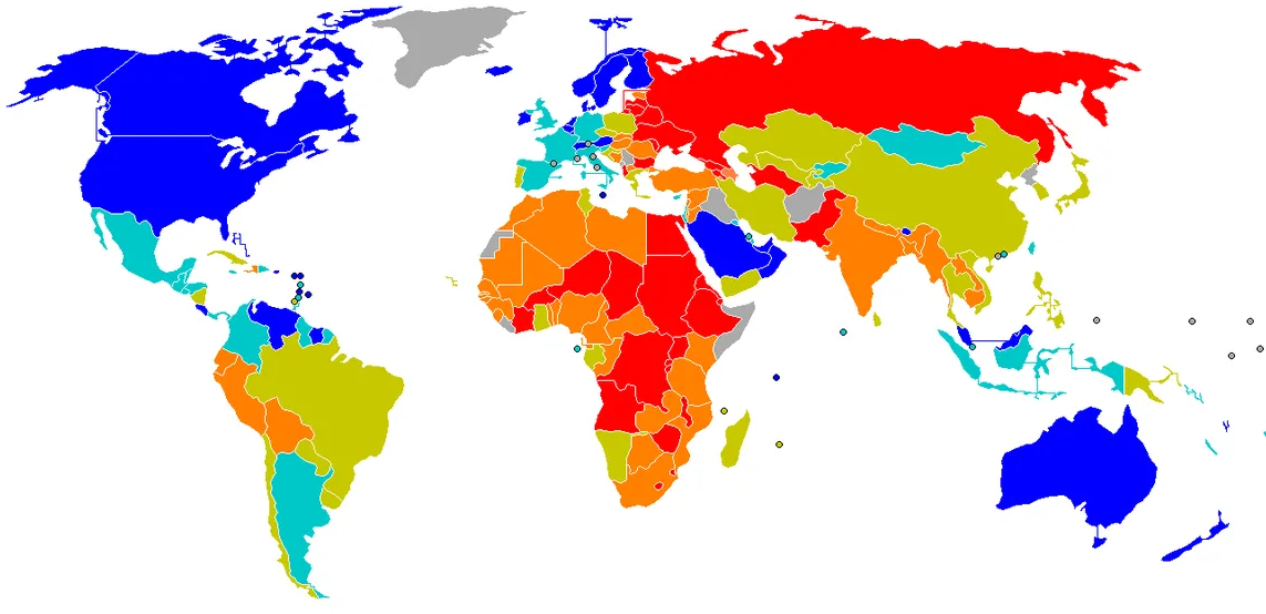 В каких странах веселые. Мировая карта счастья. Карта индекса счастья.