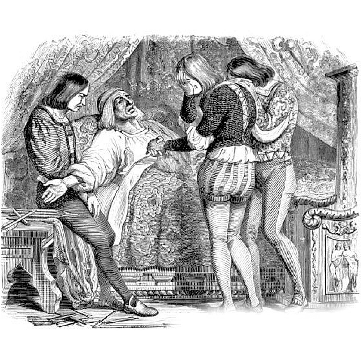 Эзоп отец и сыновья. Отец приказал сыновьям чтобы жили. Иллюстрации к басне толстого отец и сыновья. Толстой «отец и сыновья». Эзоп отец и сыновья.