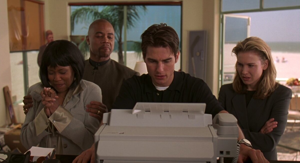 Кадр из фильма "Джерри Магуайер" (1996)