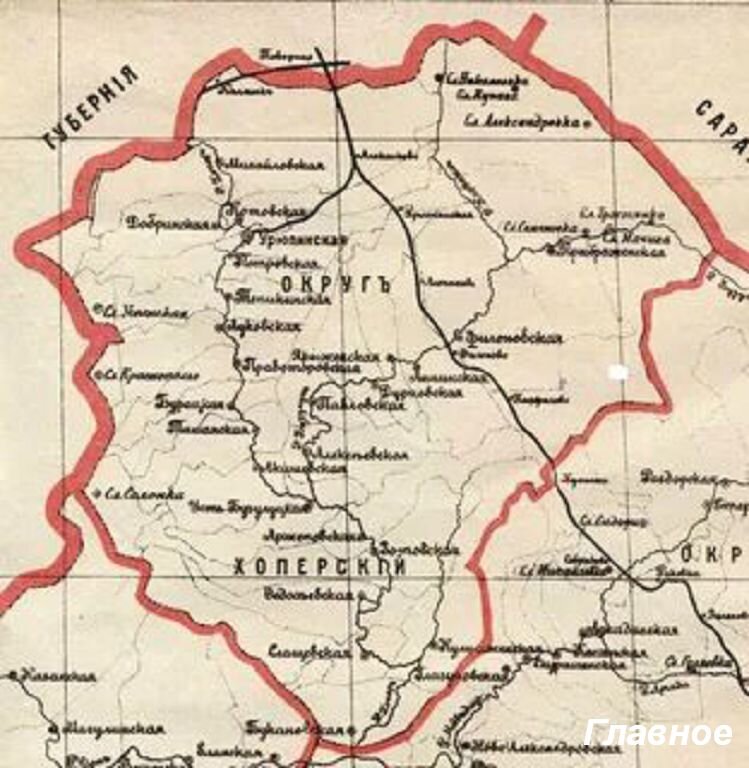 Хоперский округ. Иллюстрация из открытых источников