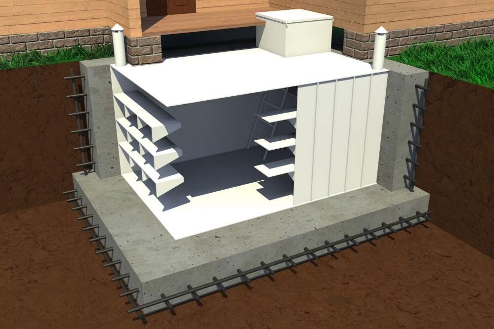 Готовые погреба из пластика