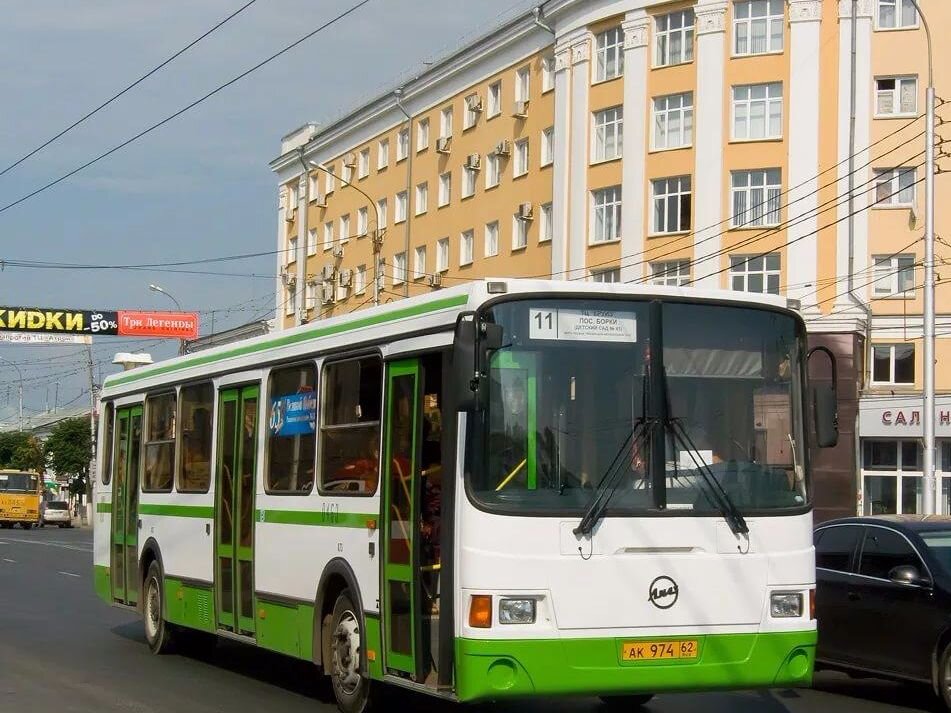 В понедельник, 23 октября, в Рязани внесут изменения в схему движения отдельных маршрутов общественного транспорта