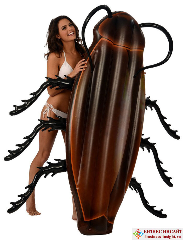 Надувной матрас в виде таракана