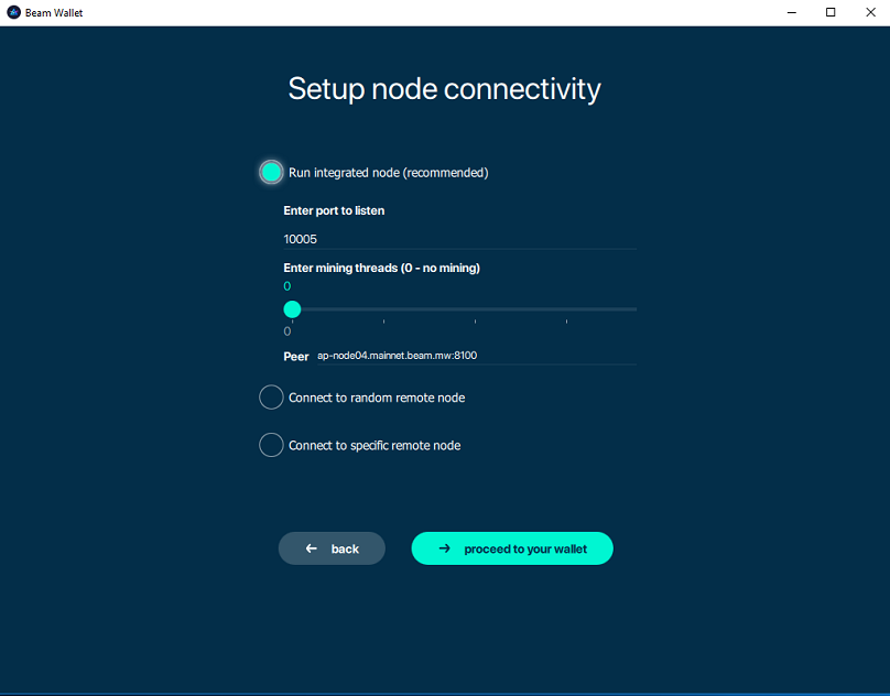 Запустить node