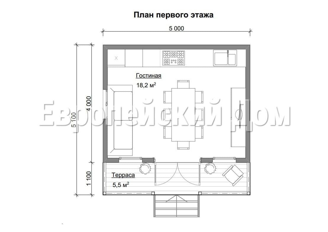 Финско-европейский гриль-домик 5х5 | Проекты Домов. Строительство. | Дзен