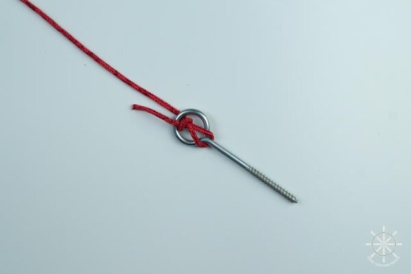 Как вязать черепаший узел - шаг 7