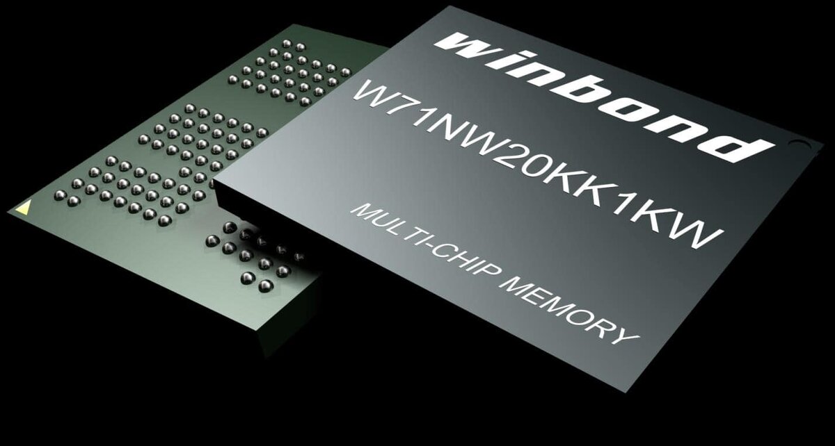 2 Гбит NAND + 2 Гбит LPDDR4 в multi-chip корпусе для 5G модемов от Winbond 