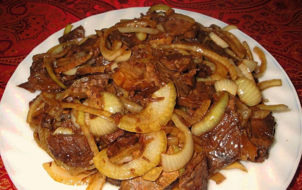 Мясо в микроволновке (на гриле)