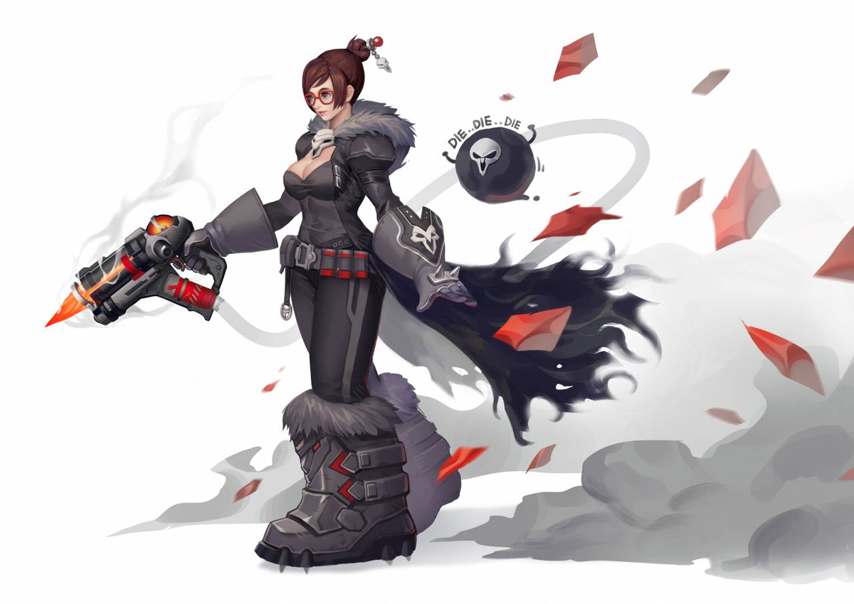 Overfire. Овервотч Мэй и Жнец. Овервотч Рипер и Мэй. Овервотч Рипер аниме. Overwatch Reaper Concept