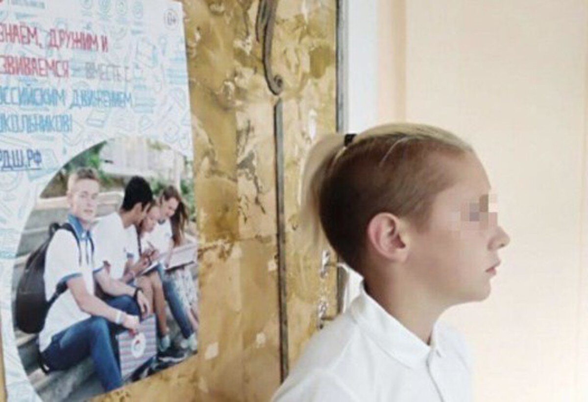 Прохор Ильиных - школьник с "экстравагантной" причёской