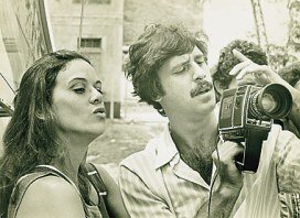 Con su primera esposa, Clarice Abujamra - А.Фагундеш с первой своей женой Кларис Абужамра .               