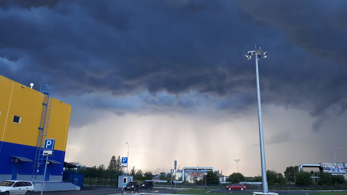 Просто грозовое небо. Фото автора.