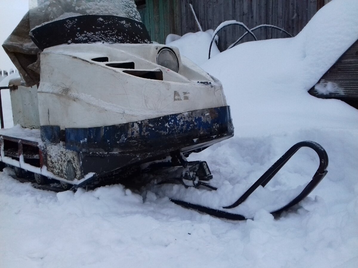 Снегоход поле переделки