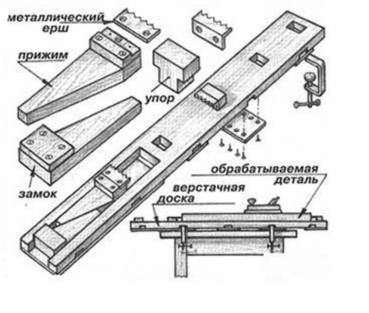 Верстак из одной доски.