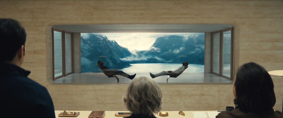 Кадр из фильма Swan Song. Режиссер: Бенджамин Клири. Оператор: Масанобу Такаянаги. Производство: Anonymous Content, Apple, Concordia Studio, Know Wonder 