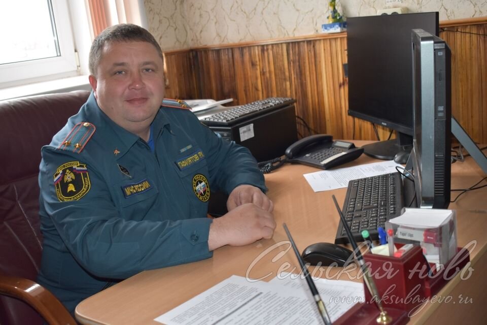 Начальник Госпожнадзора Рустем Гафиятов. 