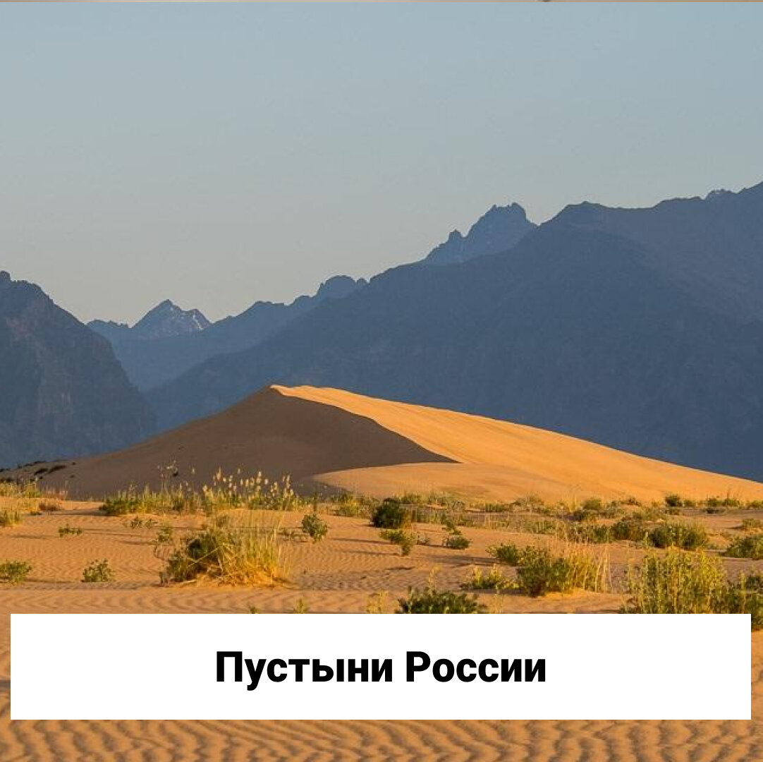 Пустыни в россии