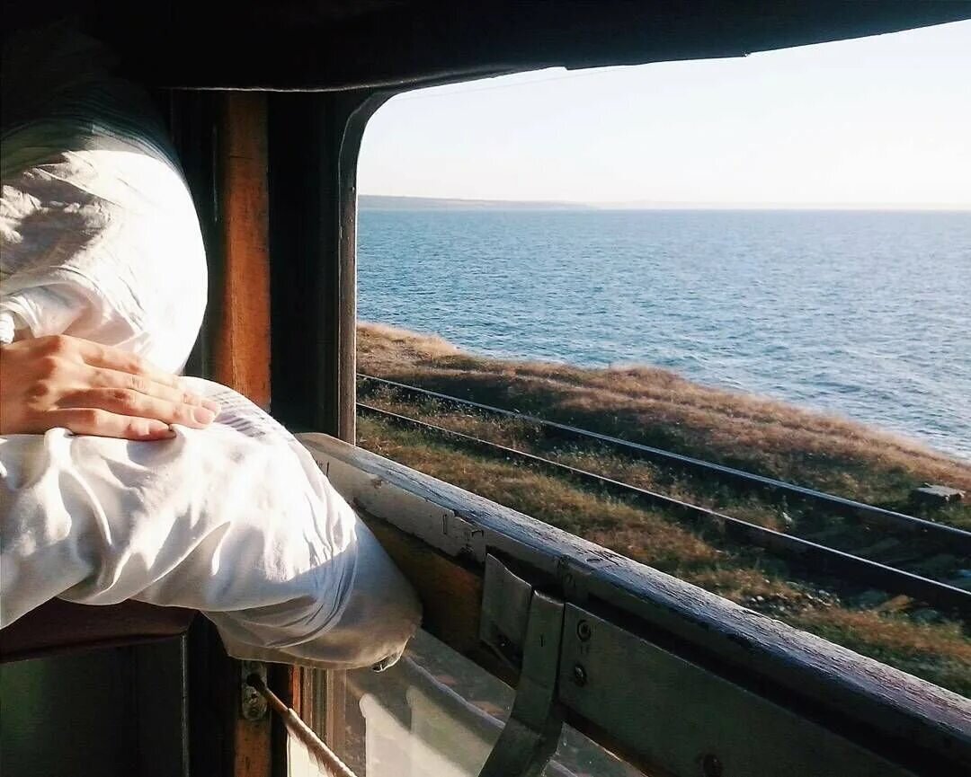Красивое путешествие на поезде