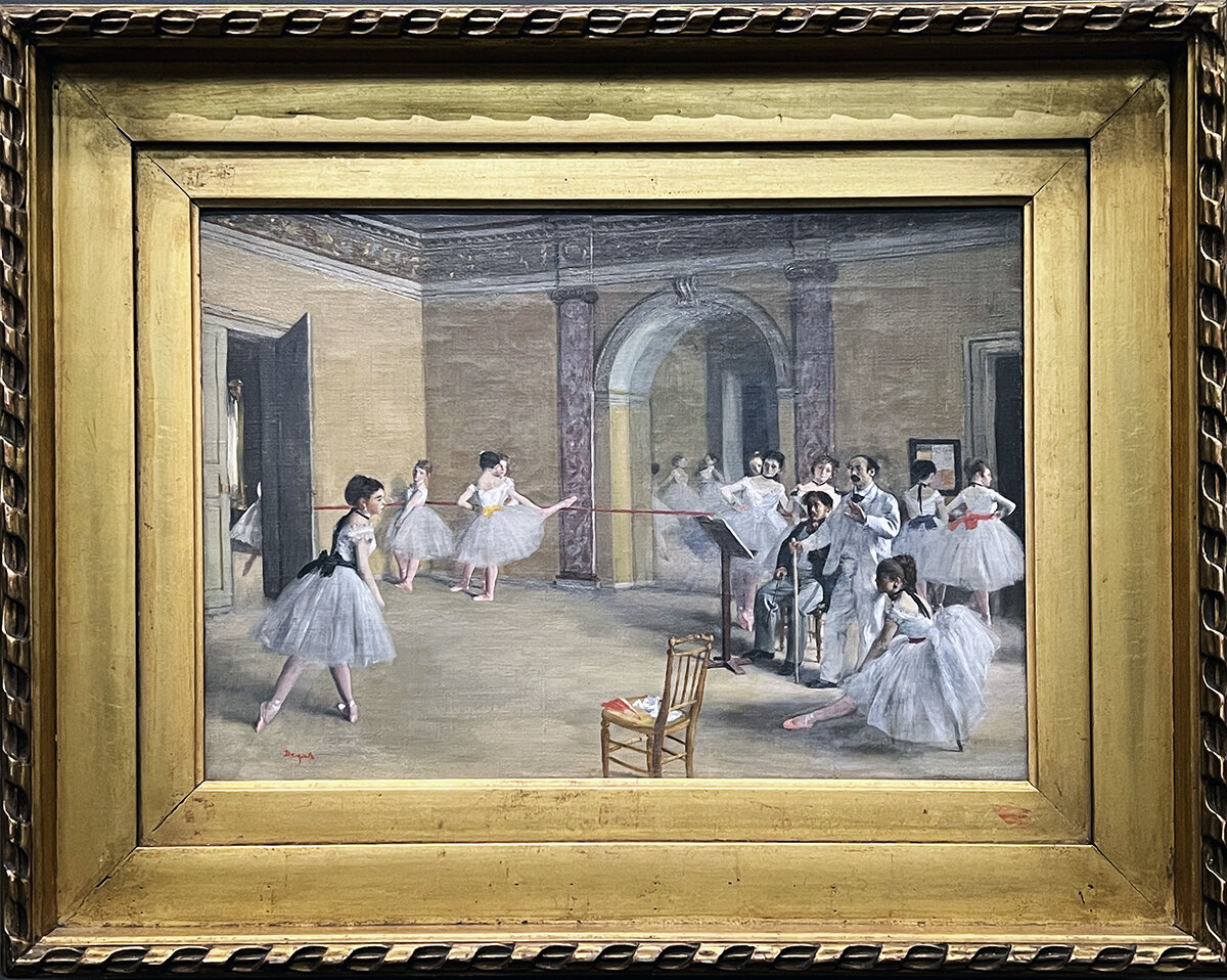 «Танцевальный зал в Опера на улице Пелетье», 1872 г., музей Орсе, Париж. Фото автора