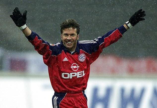 Лотар Маттеус - игрок мюнхенской "Баварии" Фото из открытых источников