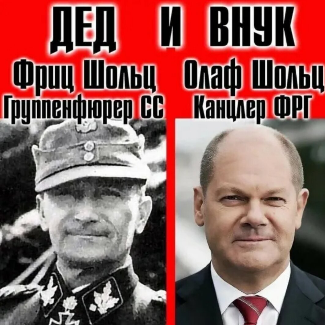 шольц канцлер германии дед генерал сс. шольц и его дед. потомки нацистов в правительстве фрг. шольц потомок фашиста. шольц дед генерал сс.
