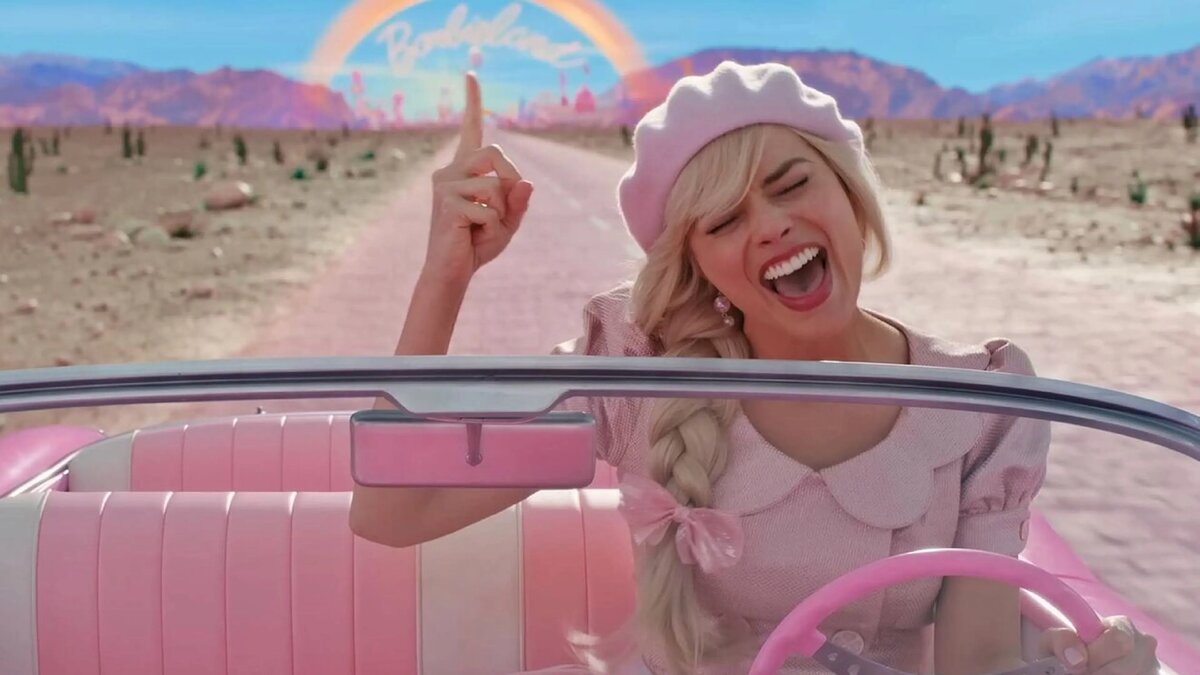 Кадр из фильма "Барби". Режиссер: Гретта Гервиг