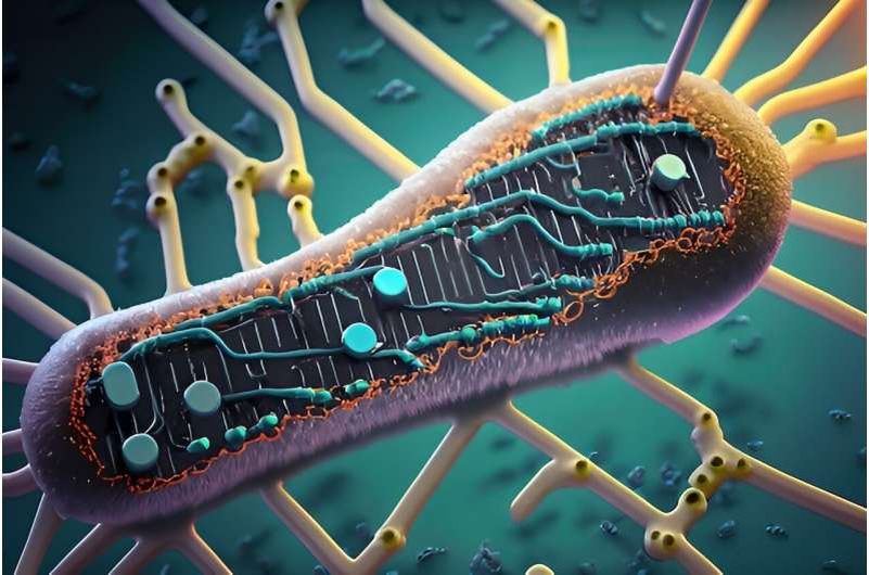 E. coli - простой организма с удивительно сложными регуляторными сетями на уровне генома. Иллюстрация: Yichao Han