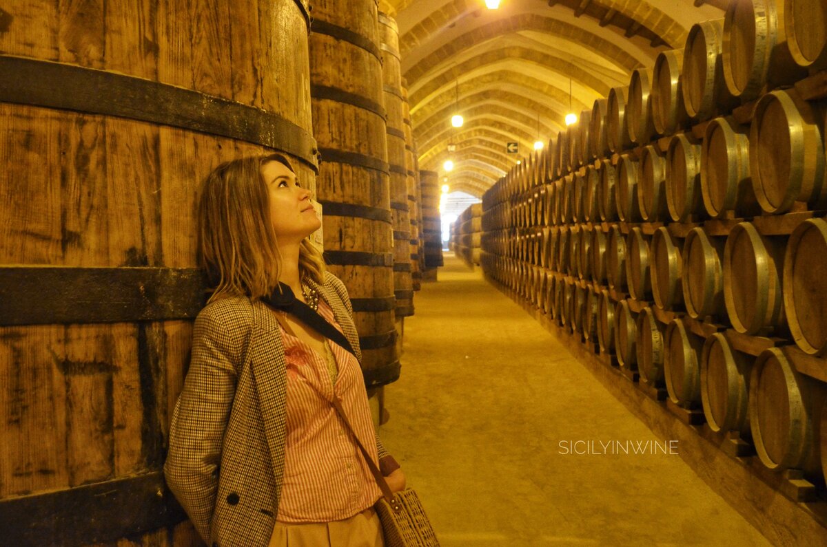 Бочки Марсалы в погребах Cantine Florio