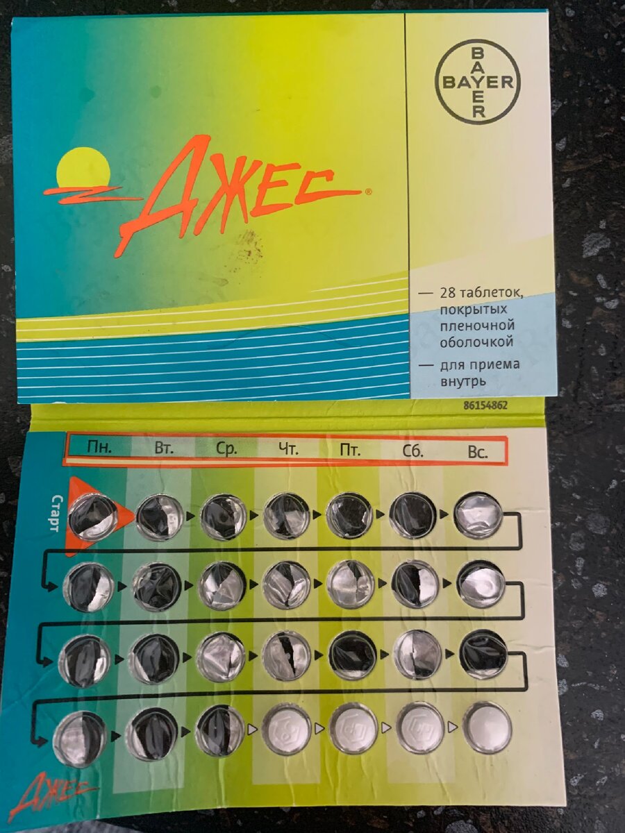 Вчера была последняя таблетка очередного блистера.