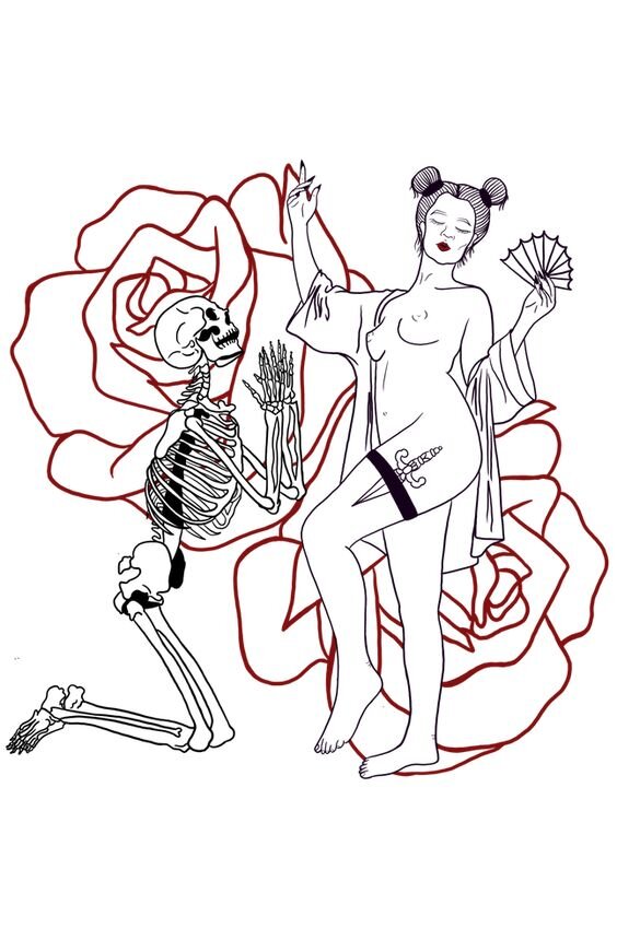 Примерно так выглядит внутренний критик (скелет), когда ему не дает энергию его хозяин