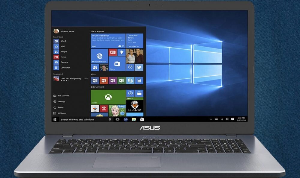 Большой экран ASUS Vivobook 17 X705MA