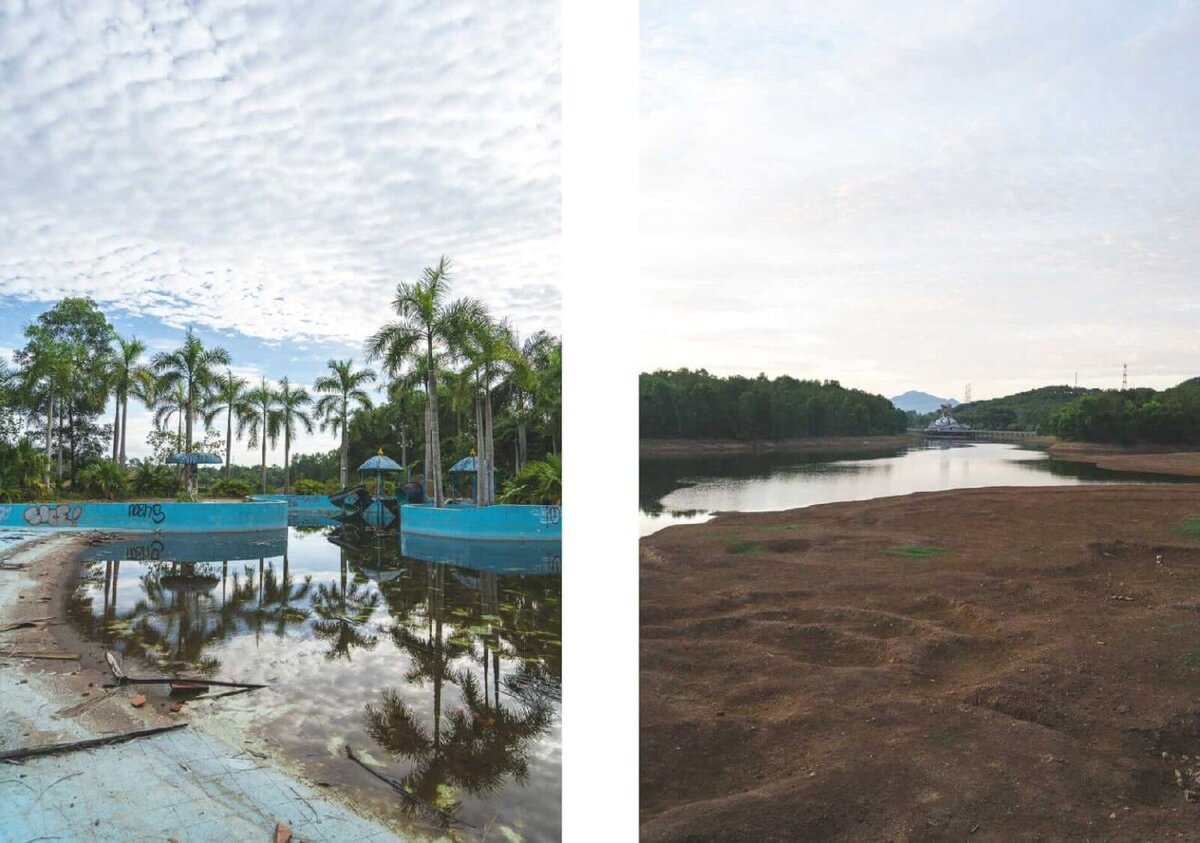 Аквапарк Ho Thuy Tien возле вьетнамского города Хюэ