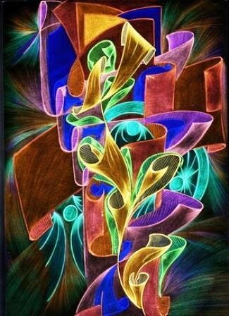 Авторские картины из цикла "Религия"