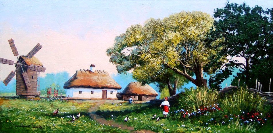 Украинское село