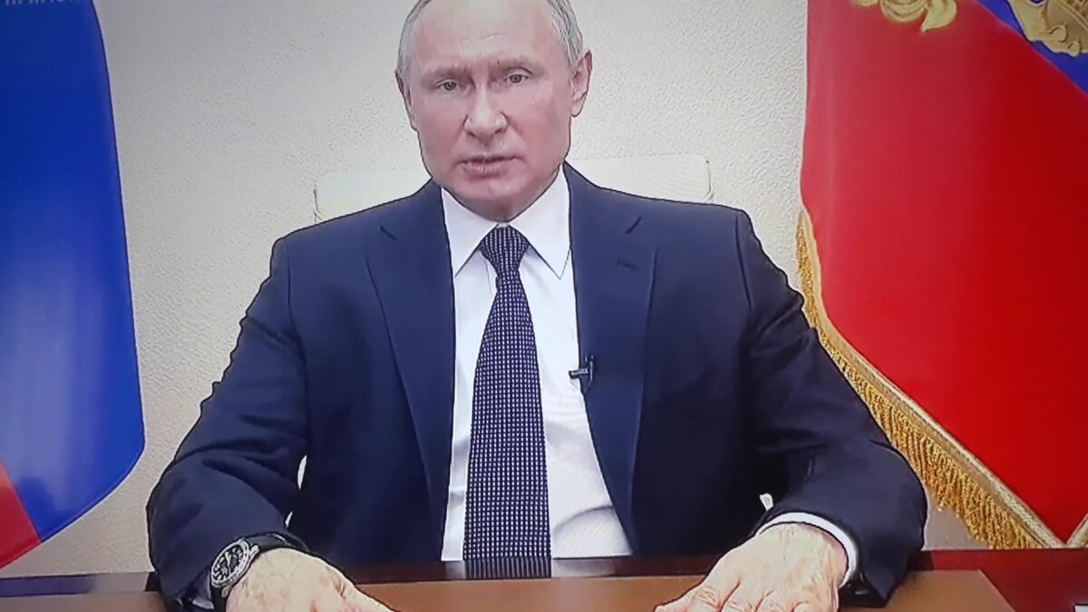 Обращение В.В.Путина в связи с эпидемией коронавируса 02.04.2020.