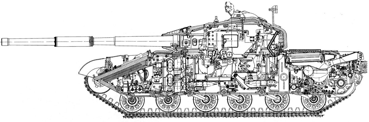 Схема танка т 64