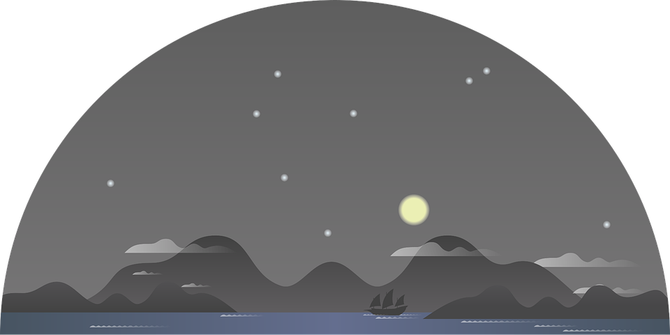 https://pixabay.com/illustrations/mountain-night-landscape-ship-4291627/