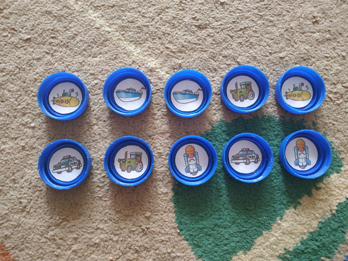 Мемори на 10крышек