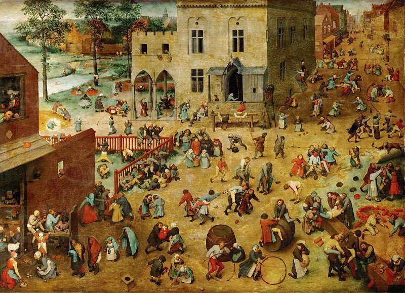 Детские игры,1560г. Музей истории искусств Вена
