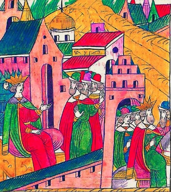 Иван IV отдал трон племяннику в 1575 году, а сам удалился