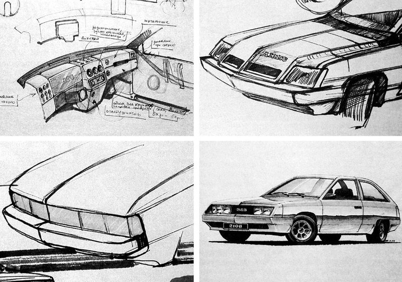 Ранние эскизы