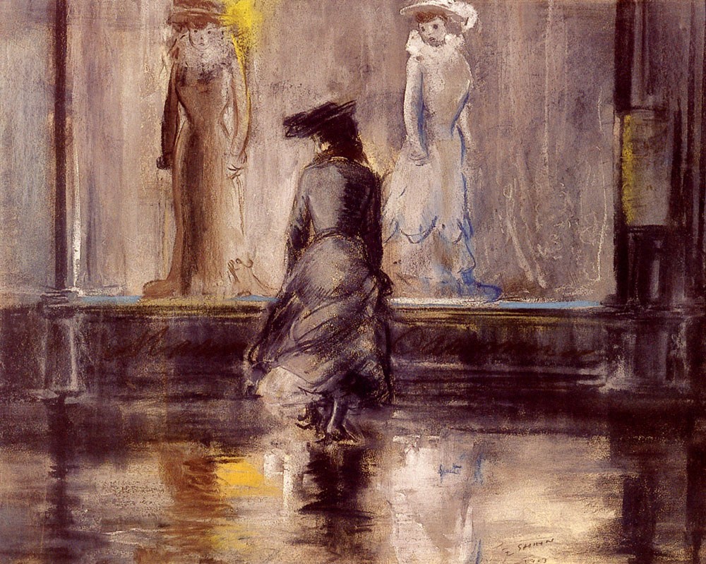 Художник Эверетт Шинн (Everett Shinn, 1876−1953). Эверетт Шинн картины. Эверетт Шинн художник портрет женщины. Эверетт Шинн картины театр.