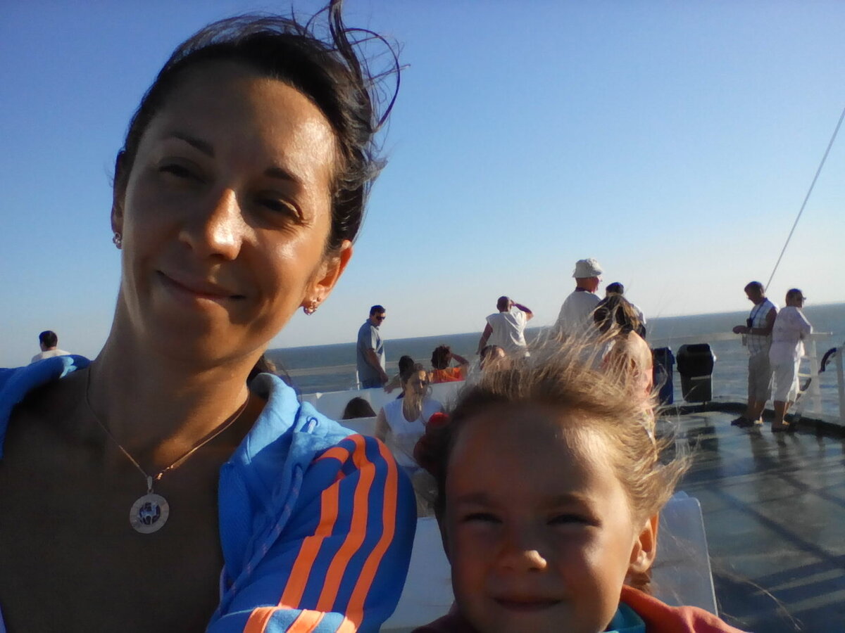 Мчим на пароме в Крым, 2015 год 