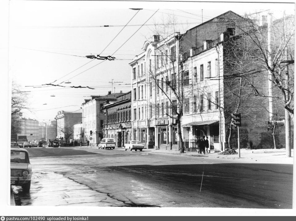Лесная улица, дома 11, 13, 15, 1986 - 1987 г. Фото И. Нагайцева.
