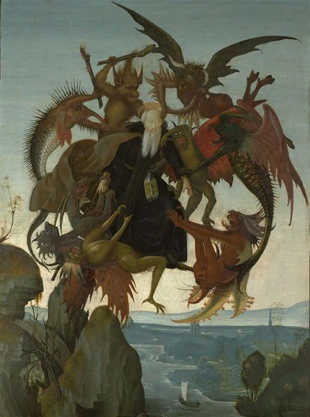 Мучения святого Антония Дата: c.1487; Florence, Italy 