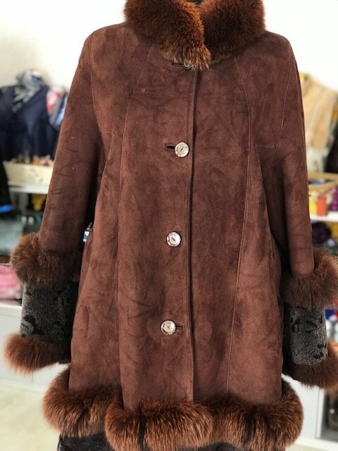 Полная переделка дубленки. Ателье Ирины Берзиной.